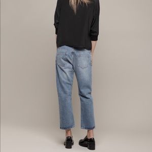 Acne Pop Betty cropped boyfriend jeans